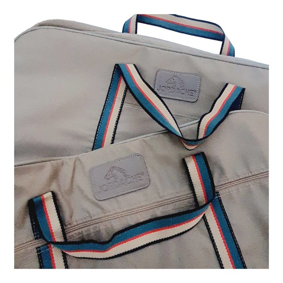 Vtg 70s Jordache Luggage Set Suitcase Carry-On Hanging Garment Bag STORE… - Picture 12 of 12